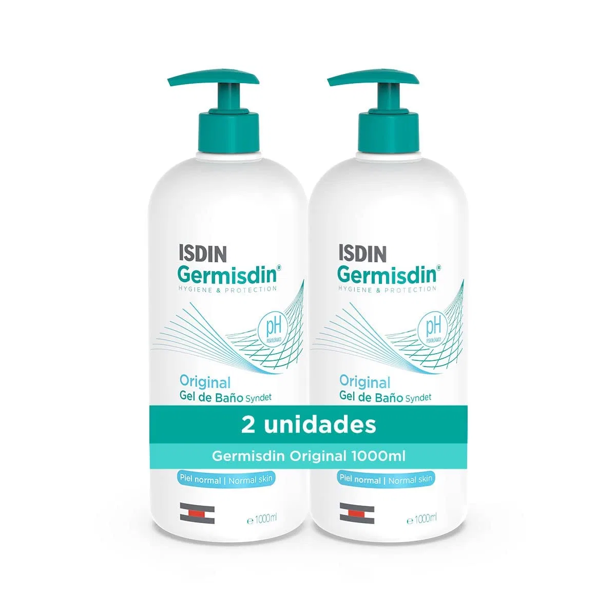 Гель для душа ISDIN Germisdin Original, 2 x 1000 мл