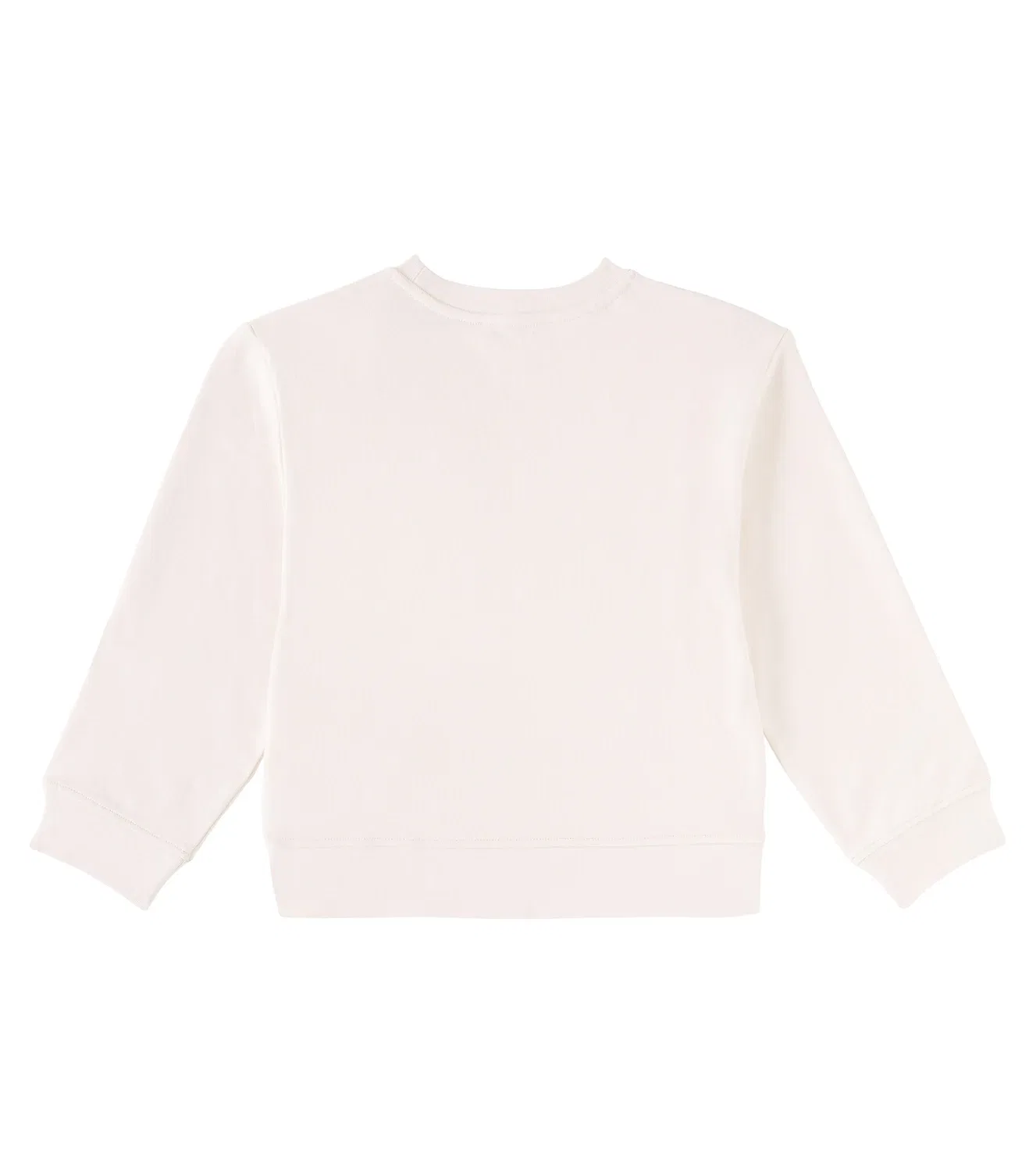 Свитшот хлопковый с принтом Stella Mccartney Kids, бежевый — фото 3
