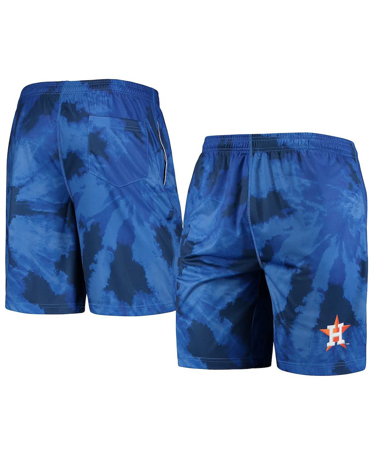 

Мужские темно-синие тренировочные шорты houston astros tie-dye FOCO, синий