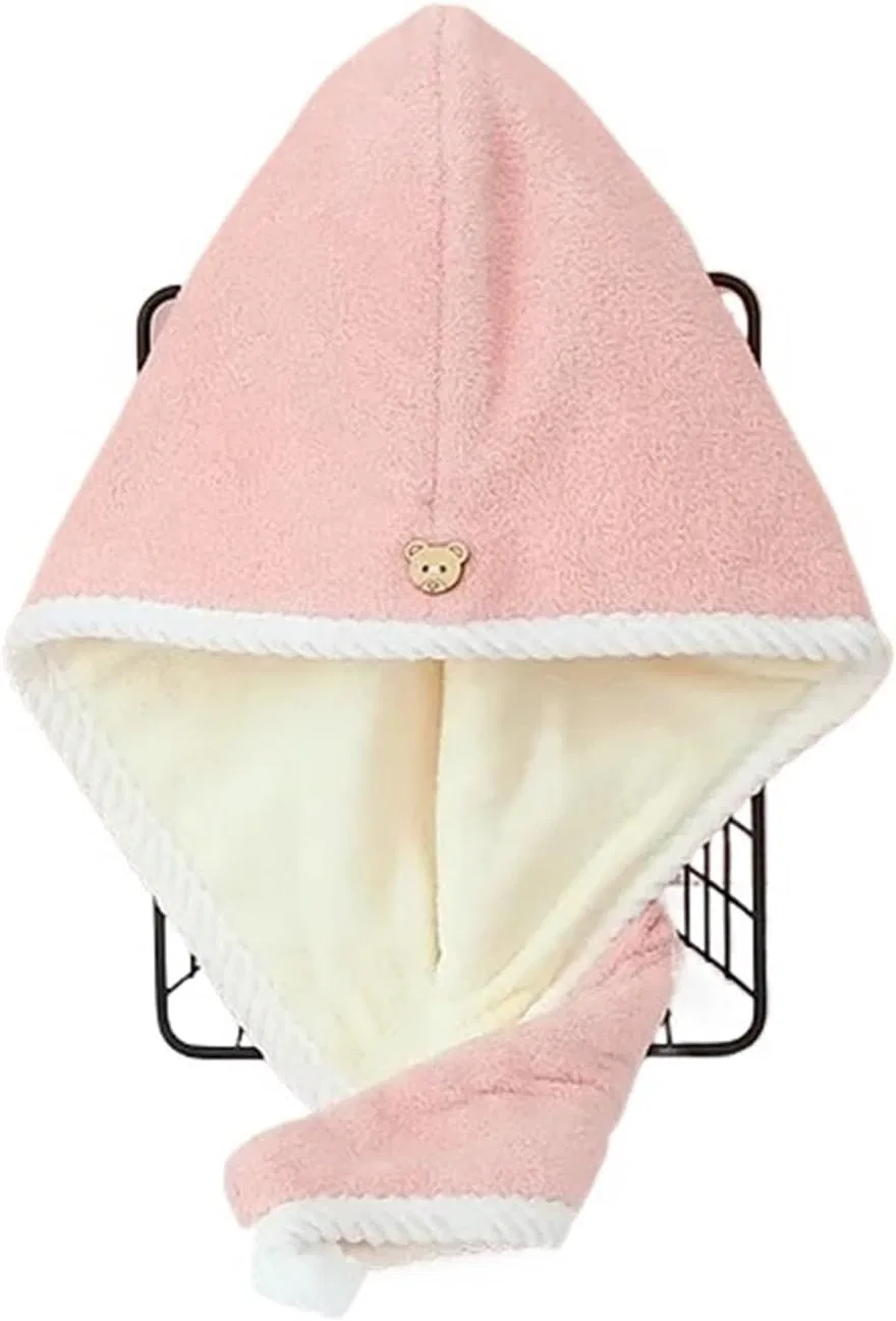Шапочка для душа из микрофибры AYWTIUN, Pink