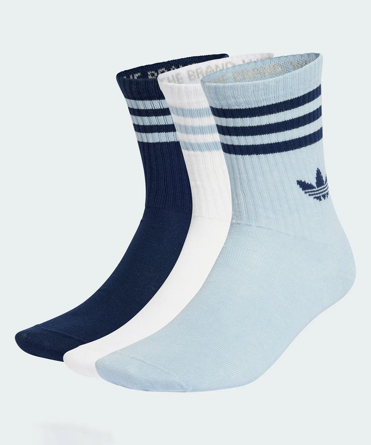Мужские носки с тремя полосками, комплект из 3 пар Adidas, Blue