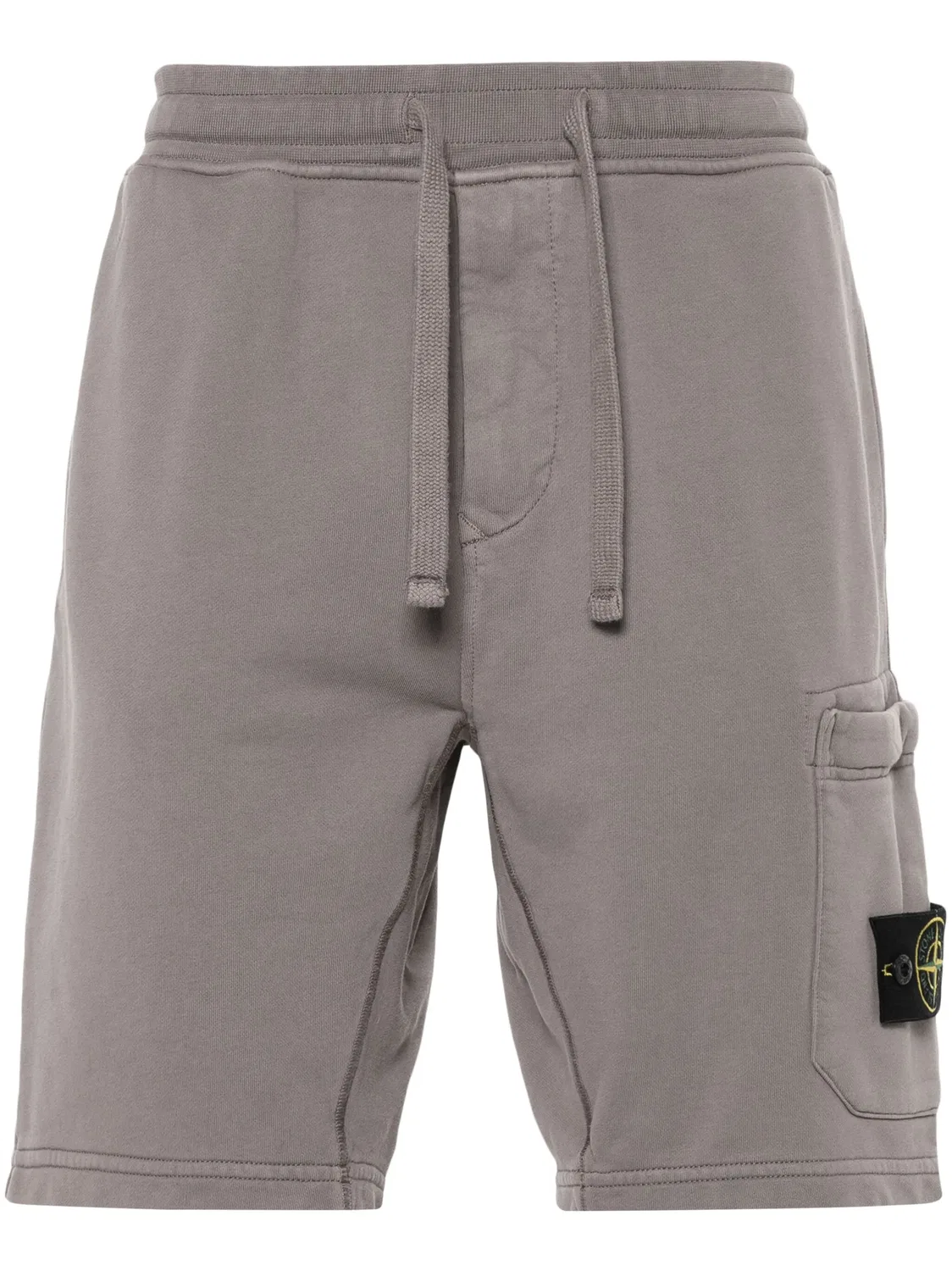 Шорты из джерси с компасом Stone Island, коричневый