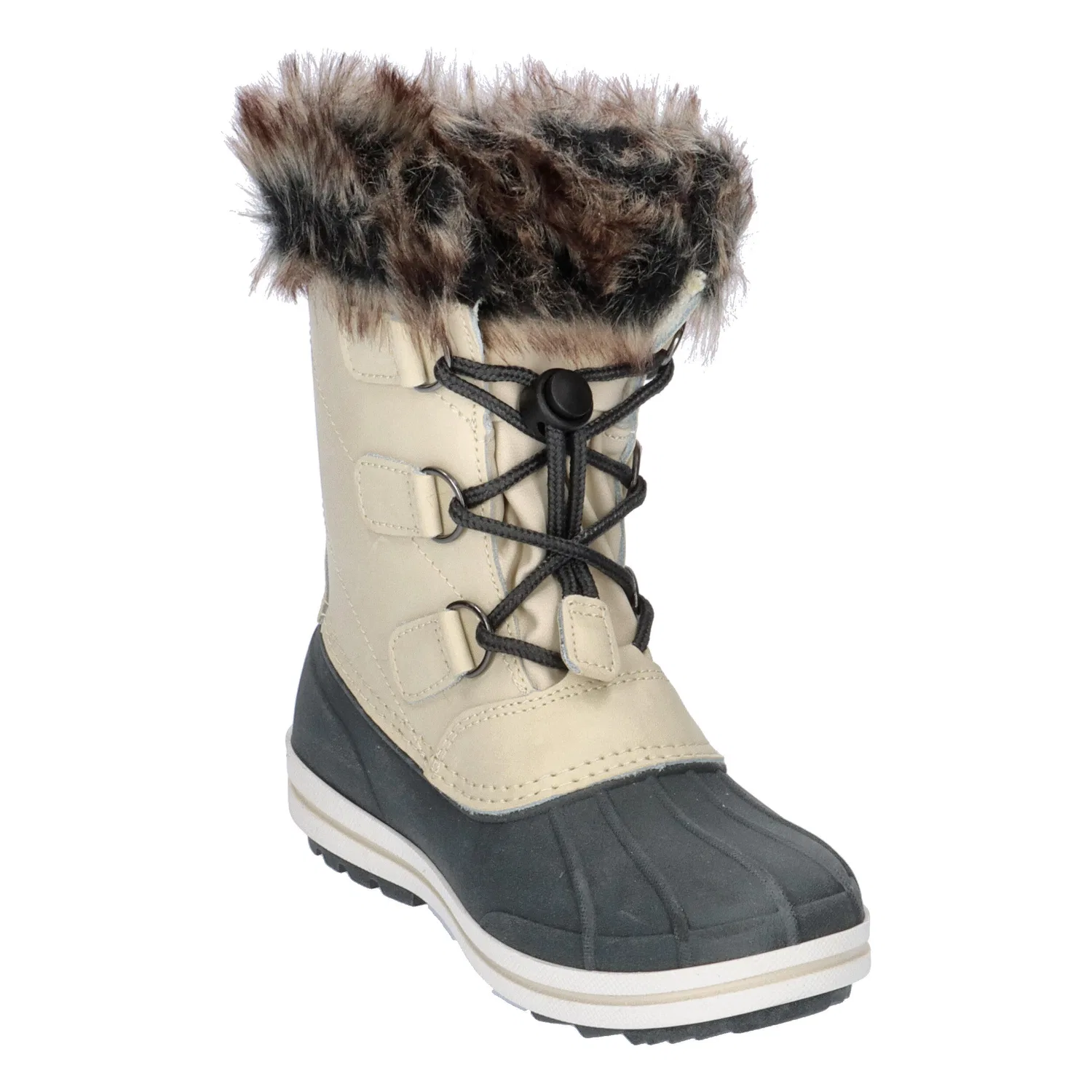 Детские зимние ботинки водонепроницаемые Anthilian Snow Boot Waterproof Cmp, Beige Schwarz — фото 2