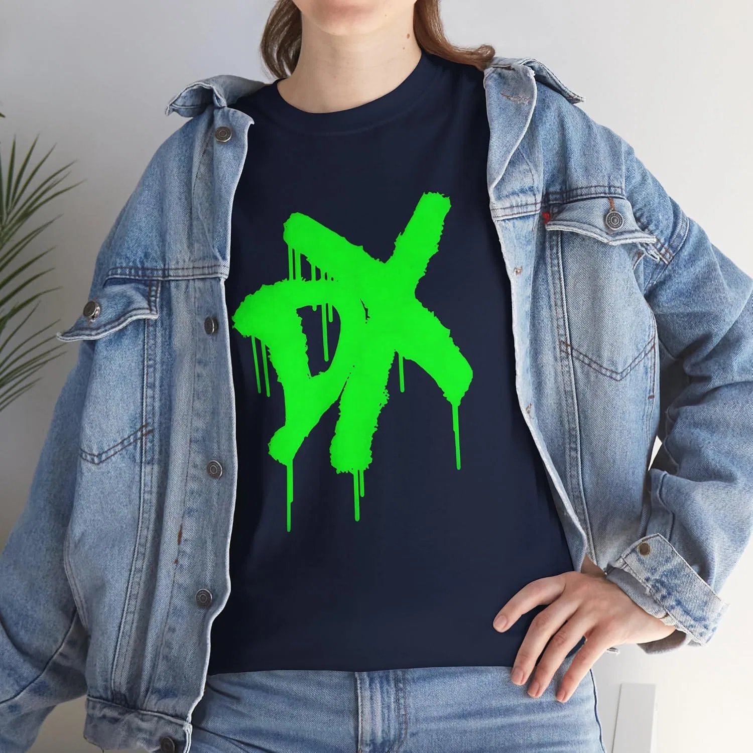 Мужская футболка с принтом D-Generation X, тёмно-синий — фото 4