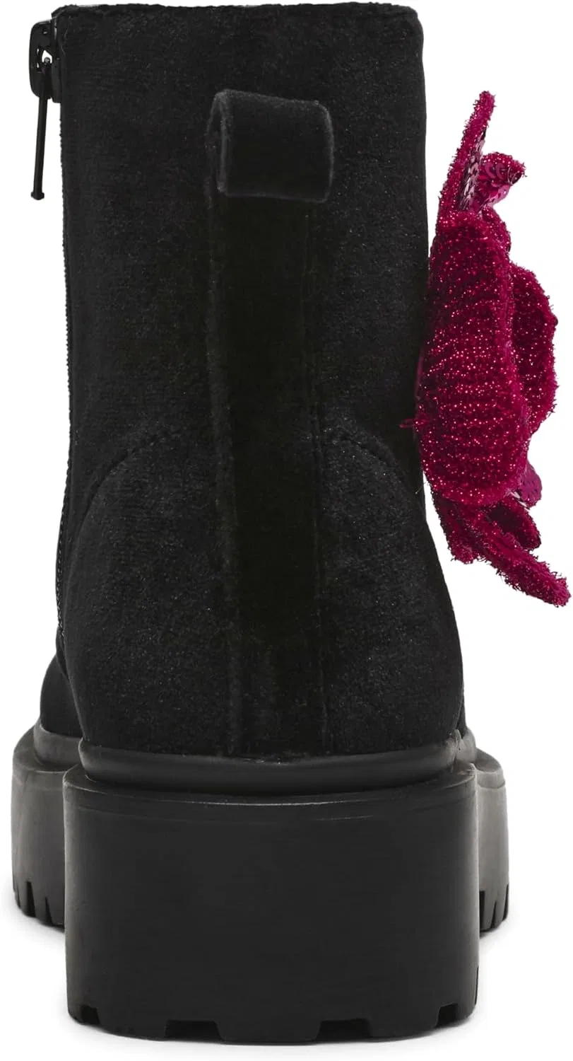 Детские ботинки для девочек Piper Betsey Johnson, Black Multi — фото 3