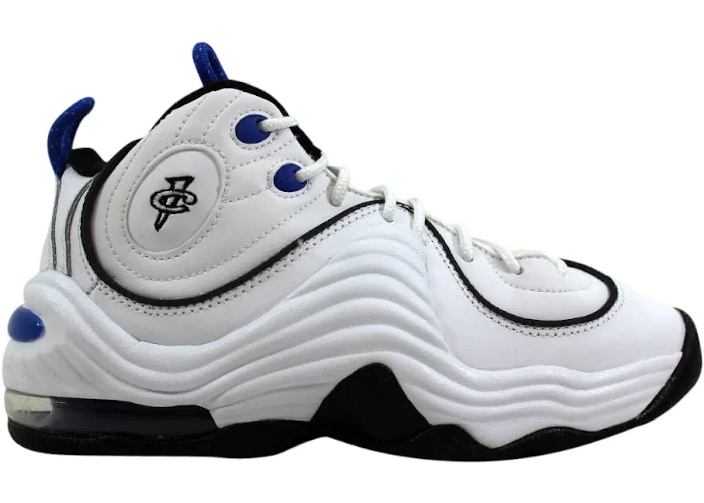 Детские кроссовки Lifestyle Nike Air Penny II, White/Black-Varsity Royal-Black