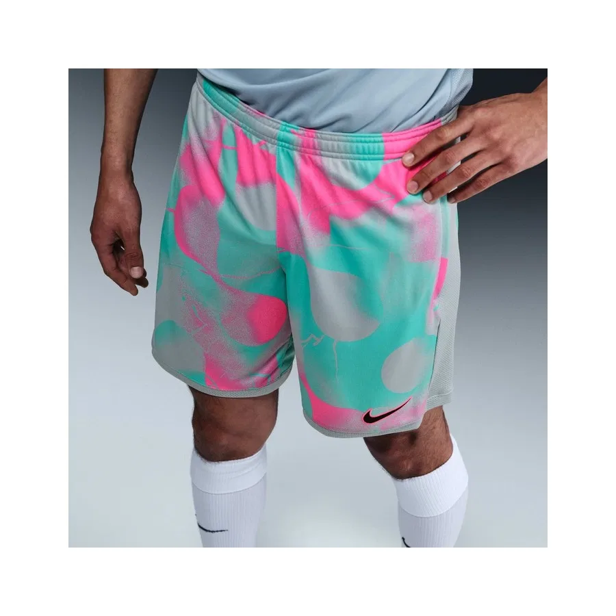 Шорты спортивные с принтом Nike Akademisi+ HJ4241-646, Hyper Pink/Ocean Cube/Dynamic Turquoise/Black — фото 2