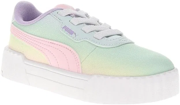 Детские кроссовки для девочек с принтом Sweet Treat PUMA, Green — фото 2