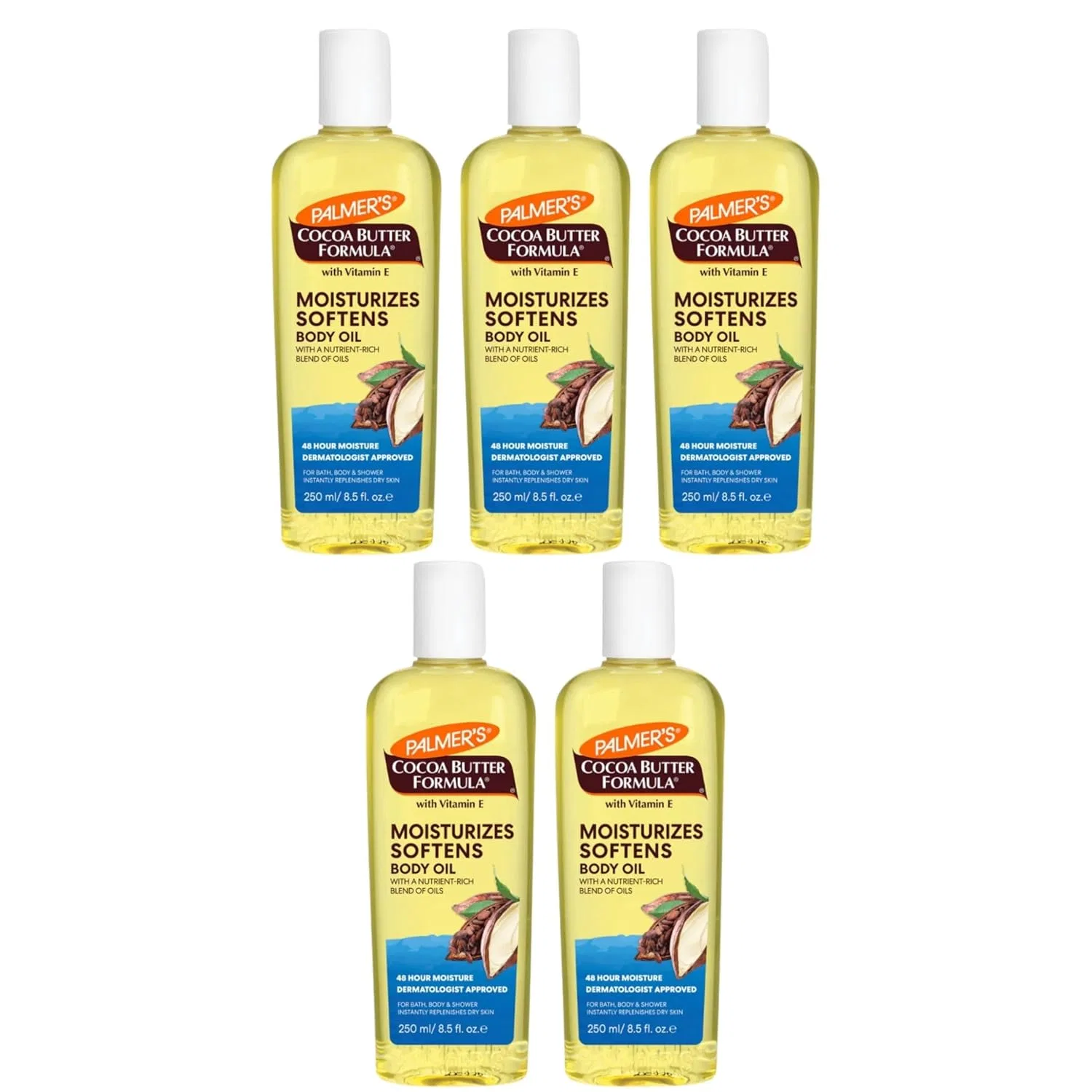 Масло для тела Cocoa Butter Formula, Palmer'S, набор 5 шт, 8.5 fl oz, Coconut