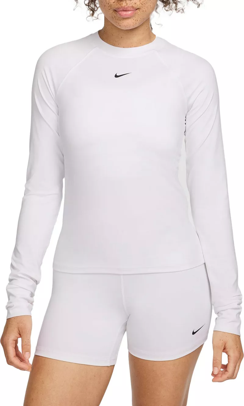 

Женская футболка с длинными рукавами Nike Pro Dri-FIT, белый