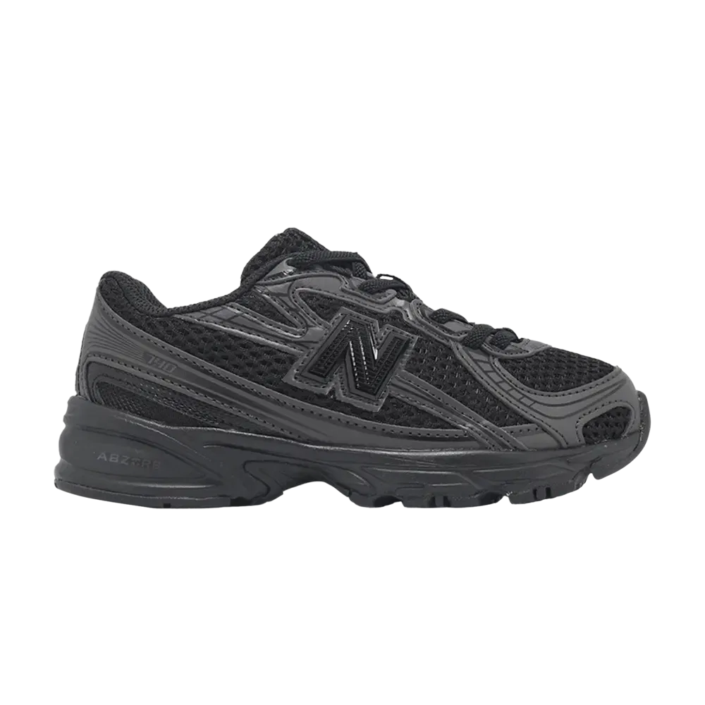 Кроссовки New Balance 740 Little Kid Wide, черный