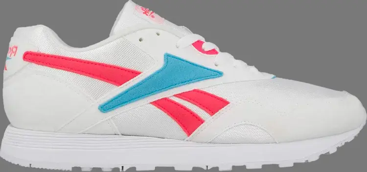 

Кроссовки rapide mu 'white pink blue' Reebok, белый