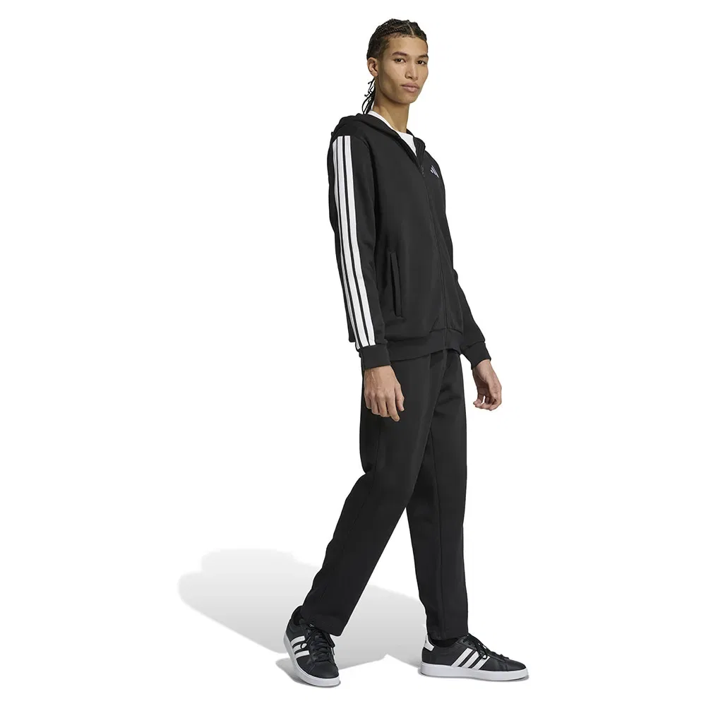 Мужской спортивный костюм с капюшоном Colorblock Tracksuit Adidas, Black — фото 3
