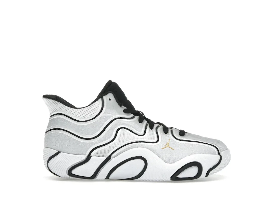 Детские кроссовки для баскетбола Jordan Tatum 3 Jordan, White/Black/Metallic Gold