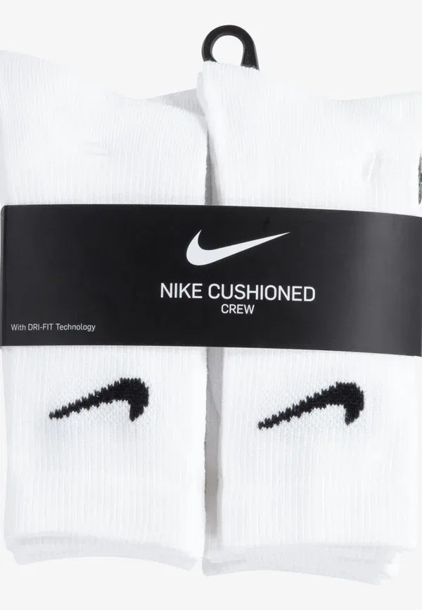 Носки с дышащей тканью Basic crew unisex 6 pack, Nike Sportswear, белый — фото 3