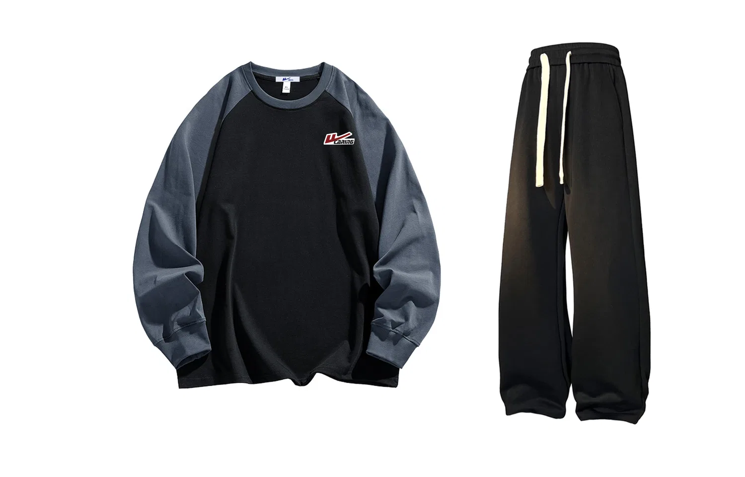 Детский комплект свитшотов с круглым вырезом, средней посадки, Sweatshirt Sets, WARRIOR — фото 3
