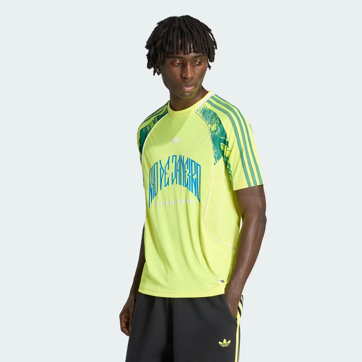 Мужское джерси из мягкой интерлок-ткани Key City Rio De Janeiro Adidas Originals, мультиколор