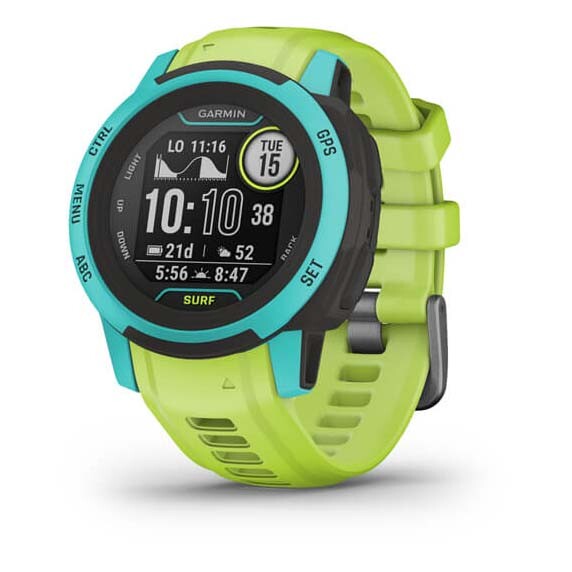 

Умные часы Garmin Instinct 2S Surf Waikiki, голубой/салатовый, Синий, Умные часы Garmin Instinct 2S Surf Waikiki, голубой/салатовый