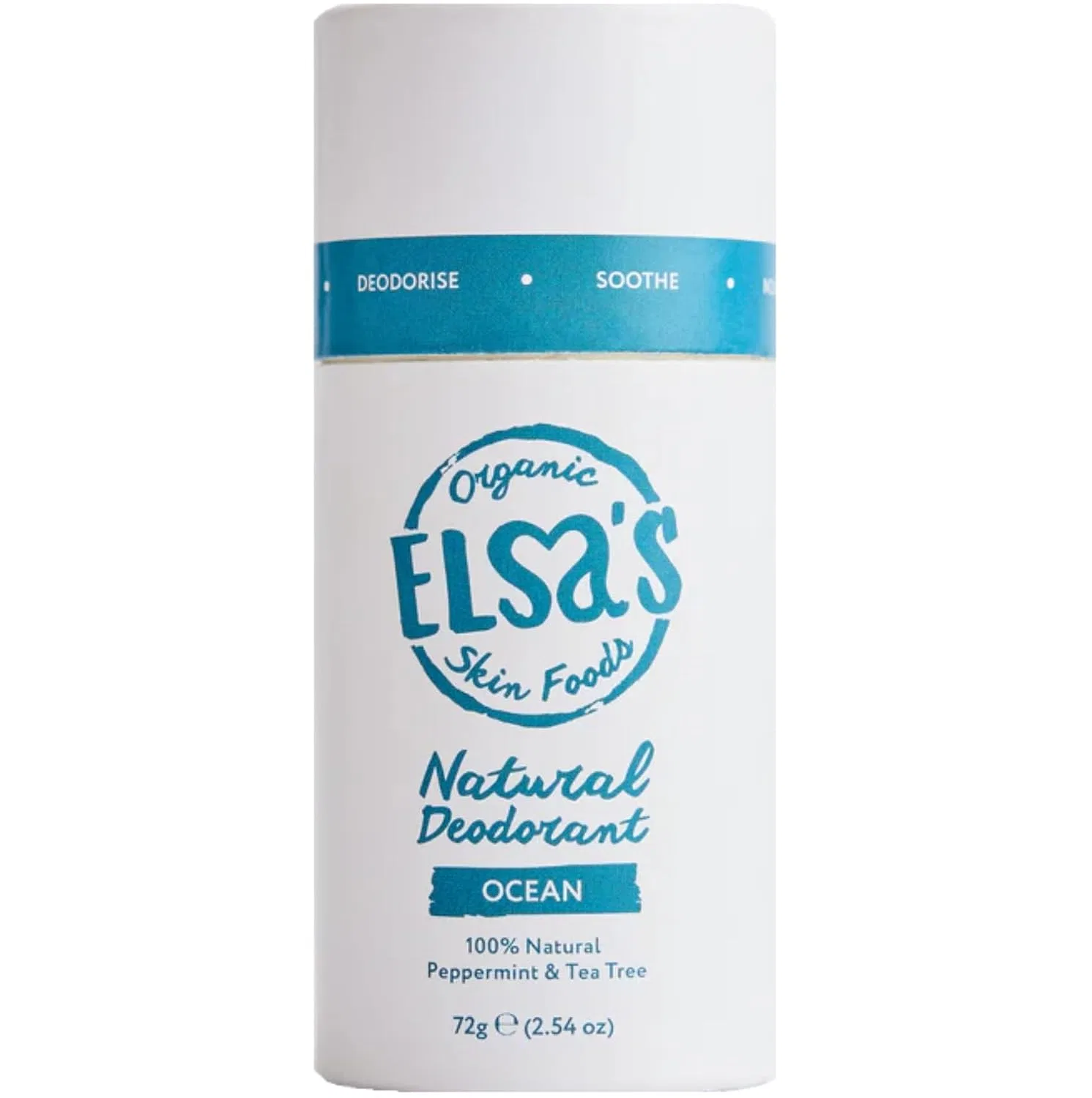 Дезодорант-стик с ароматом розы и океана, Elsa's Organic Skin Foods, 72 г, Rose