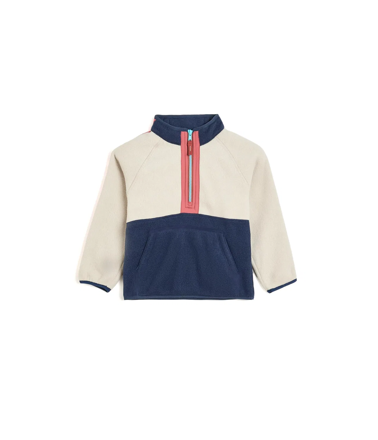 Флисовая куртка-анорак Mountain Classic (для малышей) L.L.Bean Kids, Silver Sand/Classic Navy