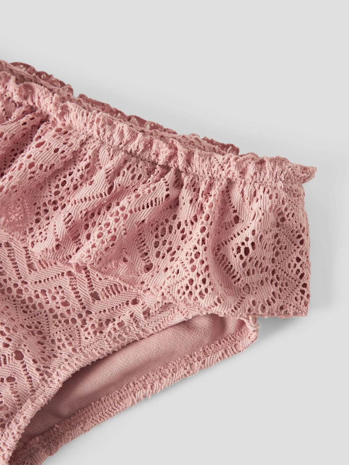 Плавки бикини на одно плечо Misty Rose Name It, розовый — фото 4