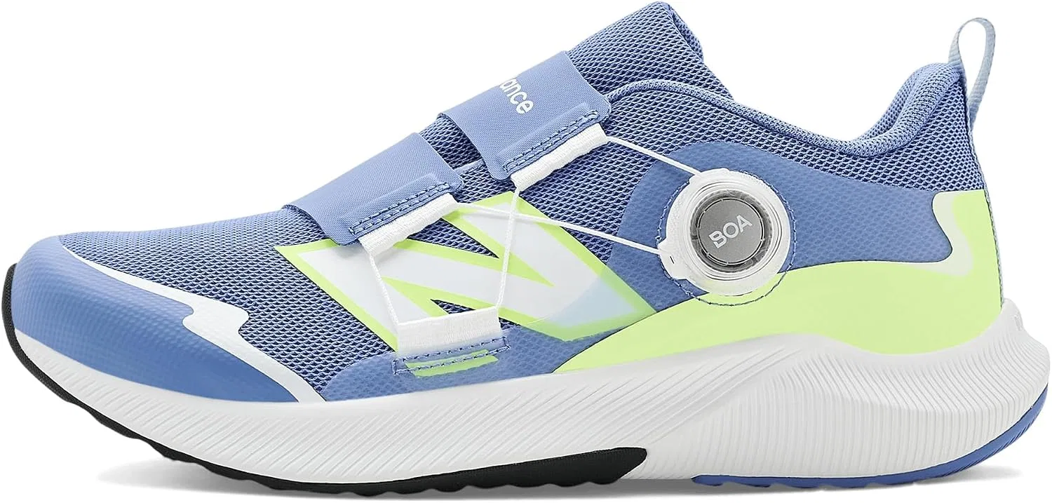 Детские кроссовки для девочек с технологией DynaSoft Reveal V4 Boa New Balance, Fairweather Blue/Oxford Blue — фото 4