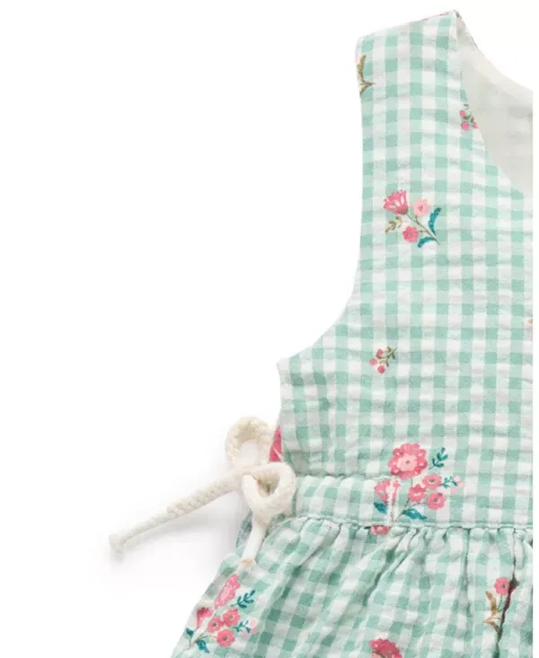 Детское платье для девочек хлопковое Purebaby, Frida Print — фото 3