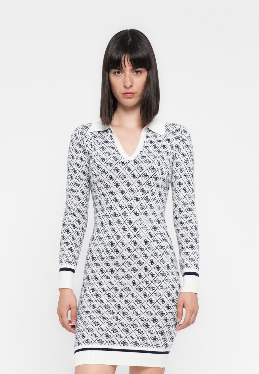 

Платье Guess AUBREY DRESS, Cream/Blue/Sand