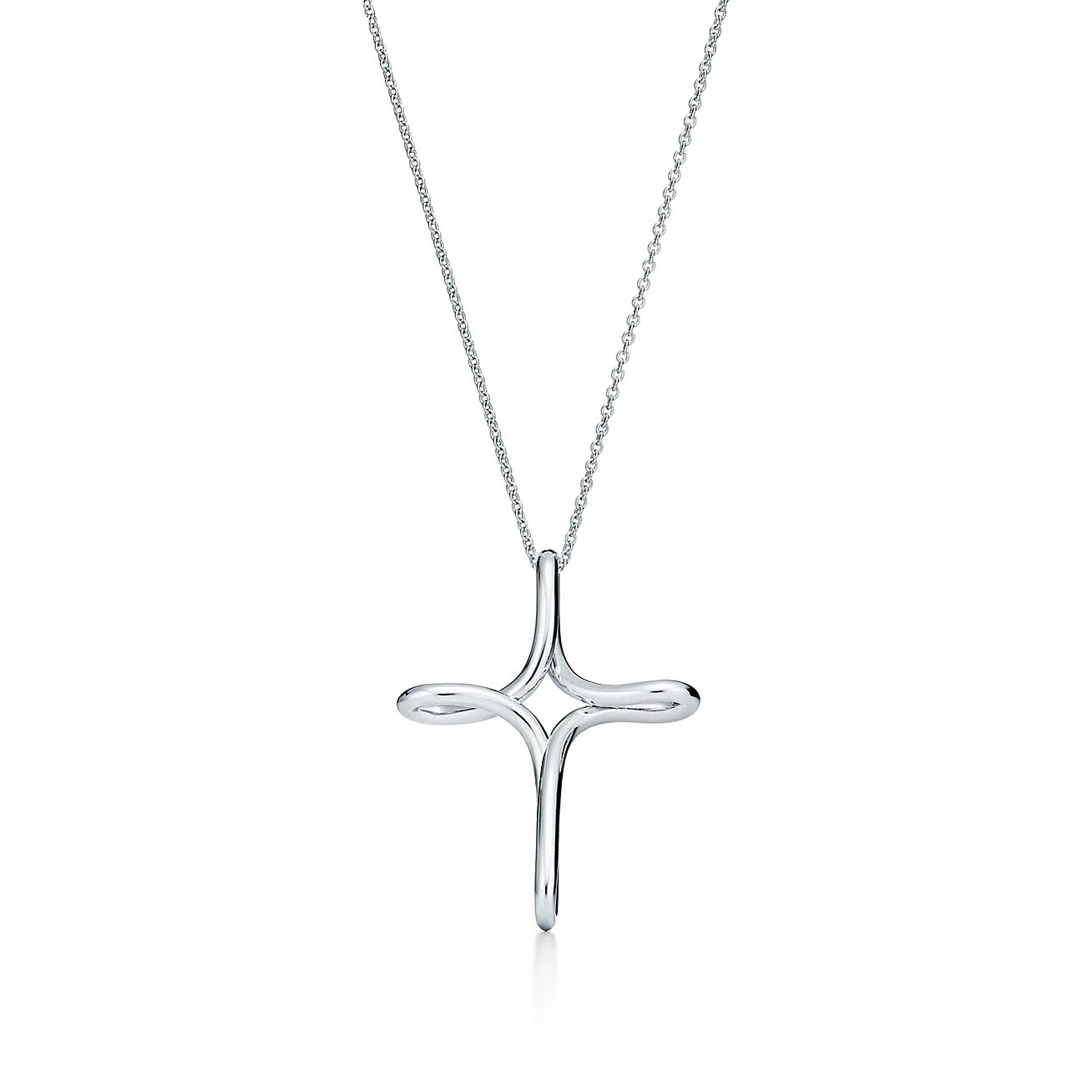 

Колье Tiffany & Co. x Elsa Peretti Infinity Cross, Large, серебро