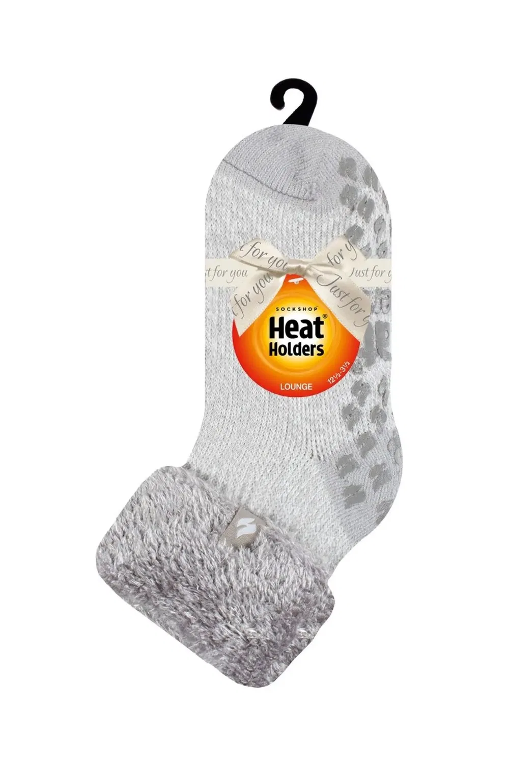 Теплые носки для отдыха Cosy fluffy bed socks Heat Holders, Grey — фото 2