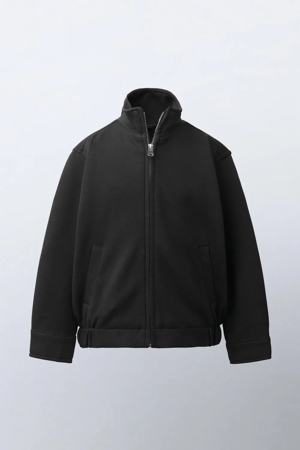 Комфортная куртка-бомбер ZARA, Mid-grey