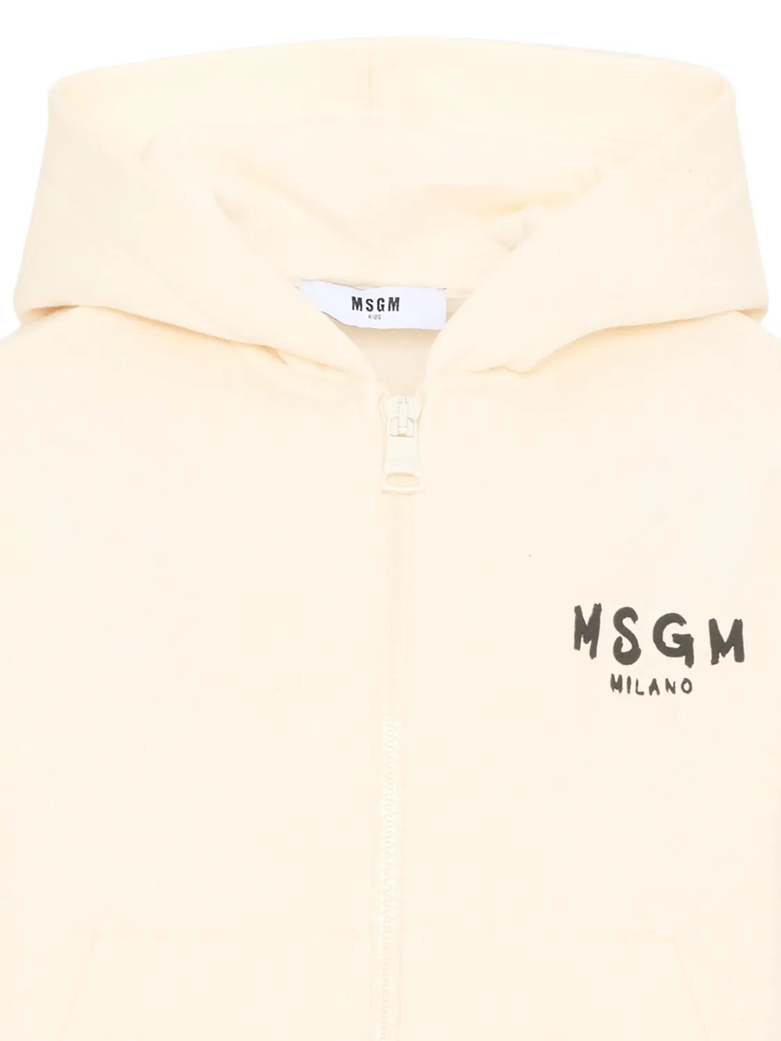 MSGM Худи на молнии - нейтральные тона — фото 2