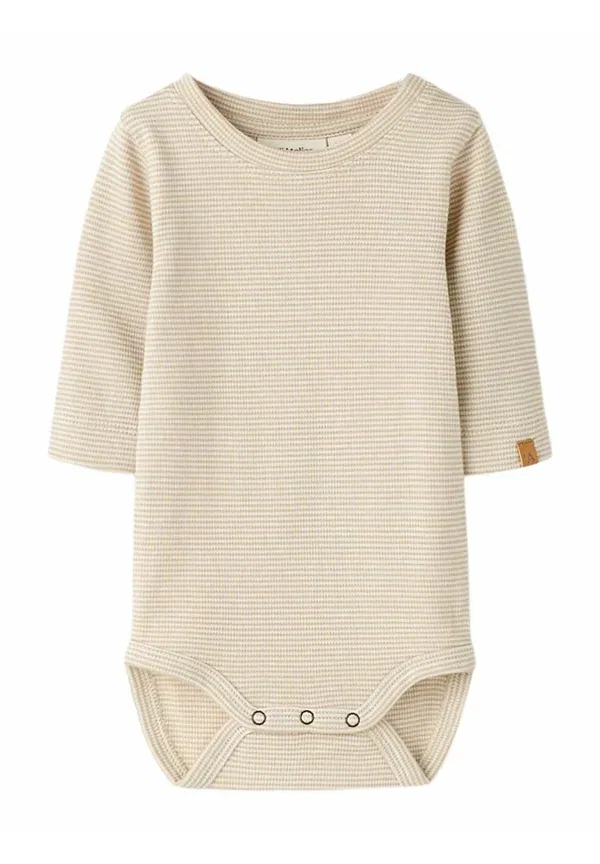 Комбинезон с длинным рукавом Lil' Atelier, цвет оксфорд тан