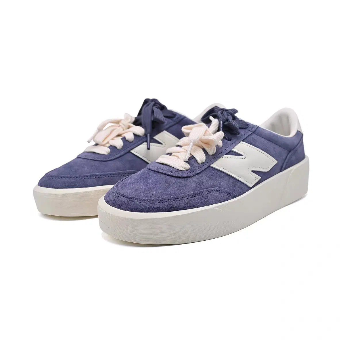 Детские низкие кроссовки для скейтбординга с широкой полнотой NB 750 New Balance, Blue — фото 2