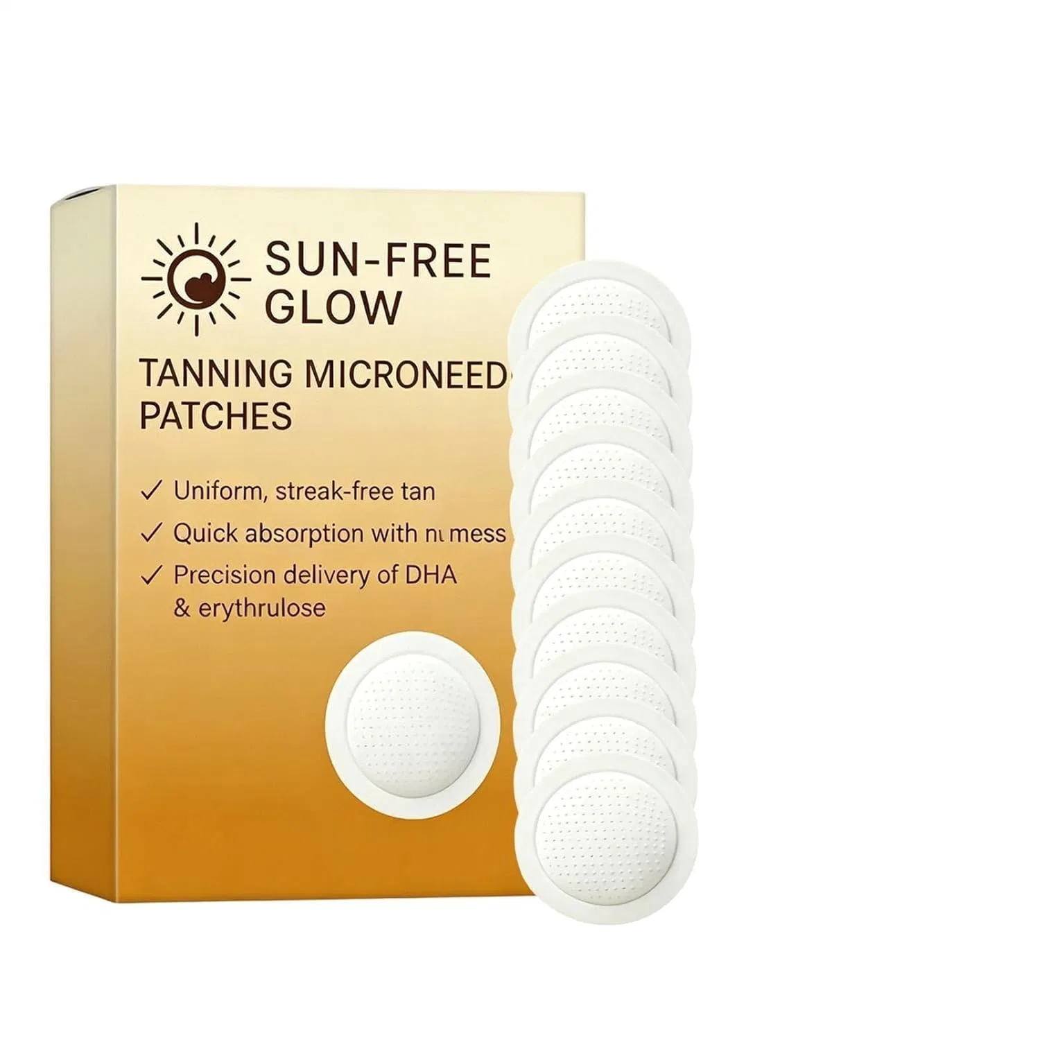 Бронзирующий патч, Self-Tanner Patch, Generic, 10 шт