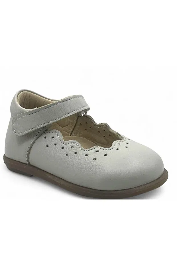 Детские туфли для девочек кожаные Perlina, Beige