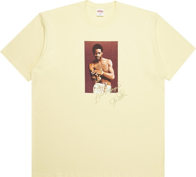 

Футболка Supreme Al Green Tee 'Pale Yellow', желтый