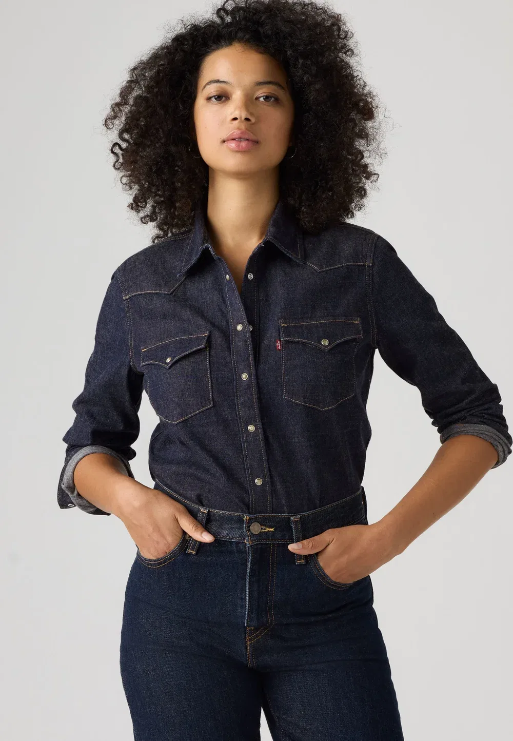 Классический вестерн - блузка на пуговицах Levi'S, First Impression