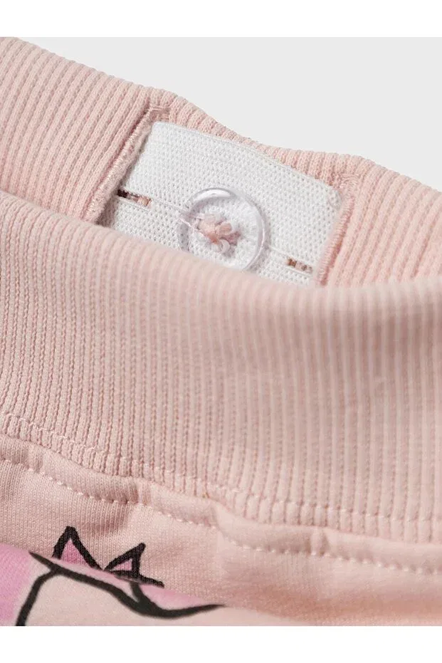 Детские спортивные штаны для девочек скинни pink Name It, Pink — фото 4