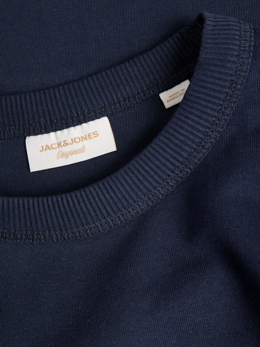 Детская толстовка 'JORNORREBRO' темно-синего цвета Jack & Jones Junior — фото 4