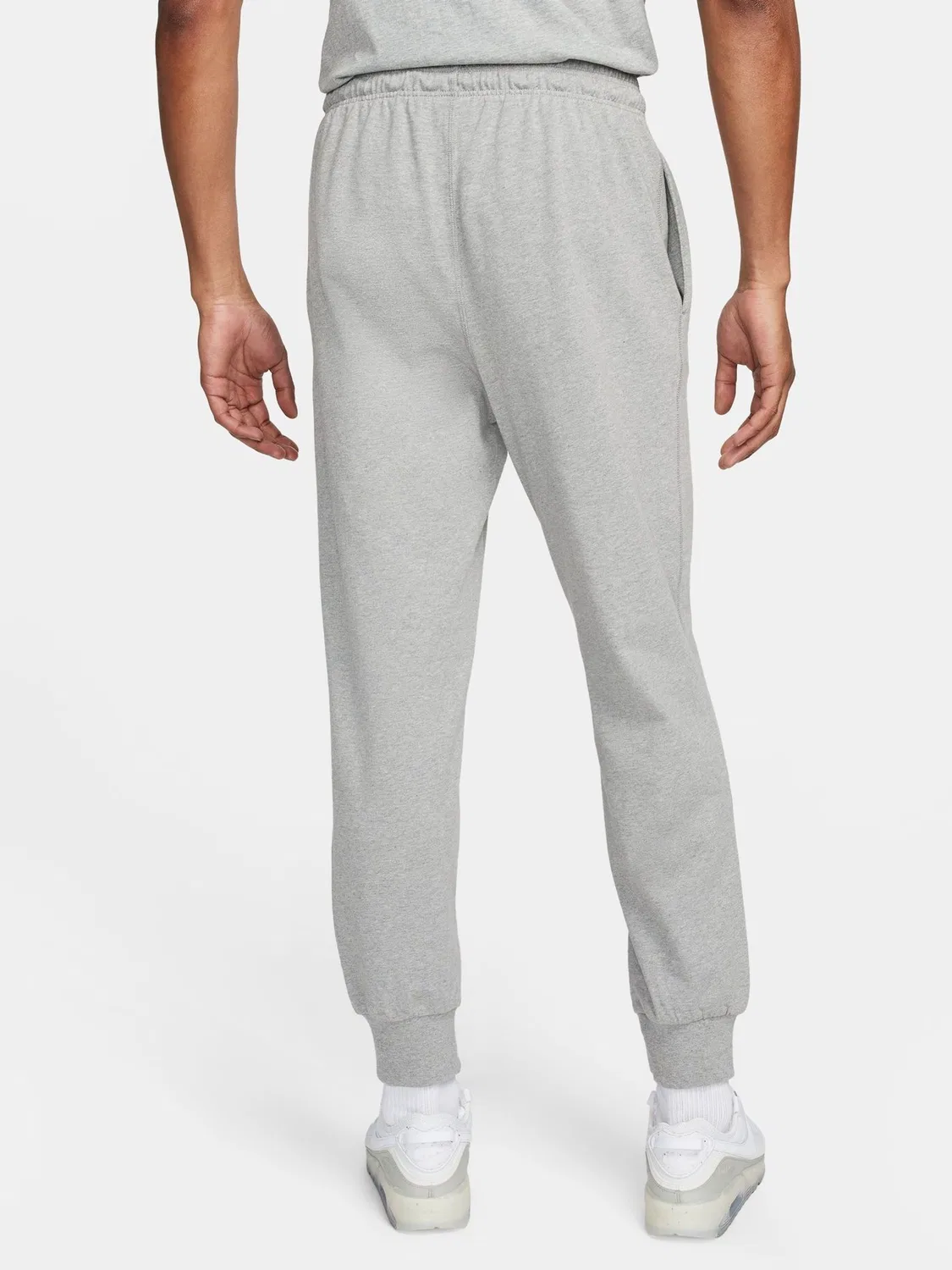 Джоггеры Nike Club из флиса, 100% хлопок, темно-серый — фото 2