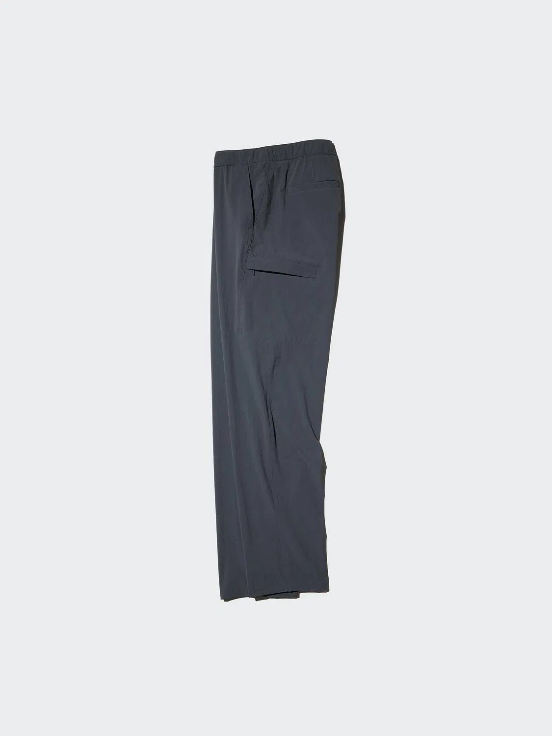 Брюки эластичные удлиненные унисекс Uniqlo, черный — фото 3