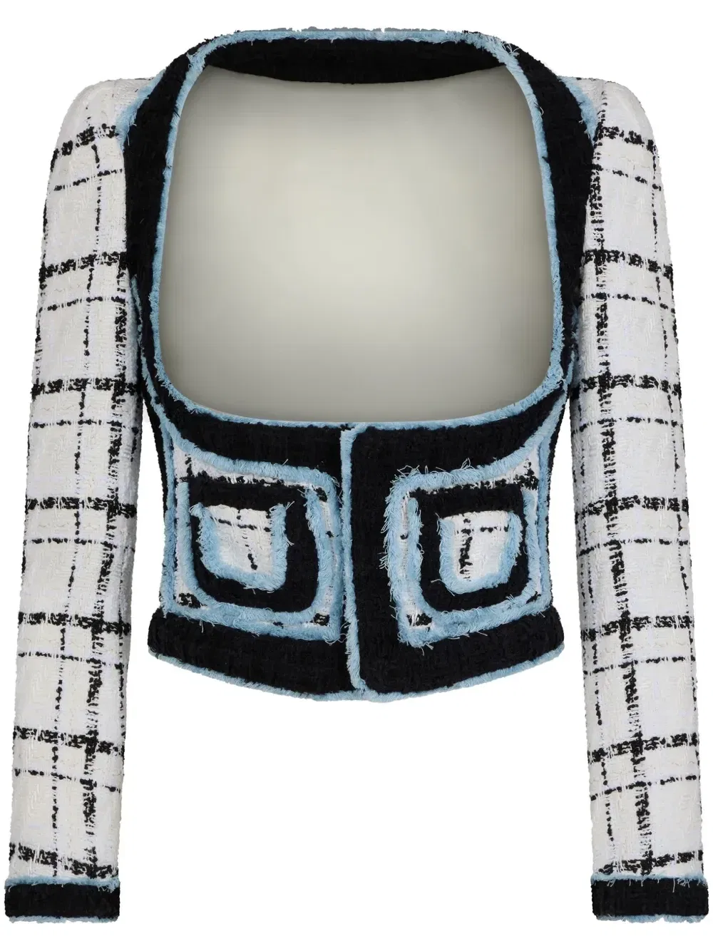 Жакет из ткани букле Dsquared2, белый