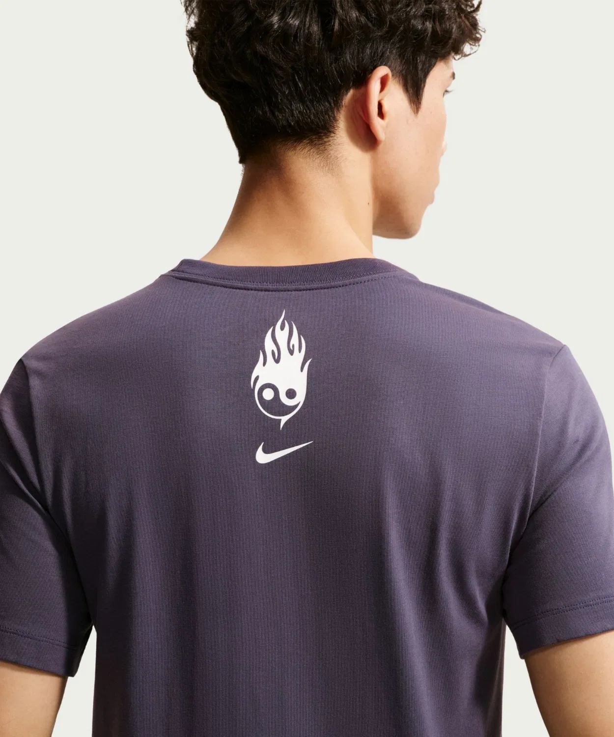 Мужская футболка с коротким рукавом, с принтом, Nike Sportswear, Dark Raisin — фото 3