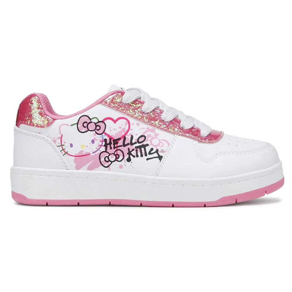 Детские кроссовки Hello Kitty, Pink/White Glitter — фото 2