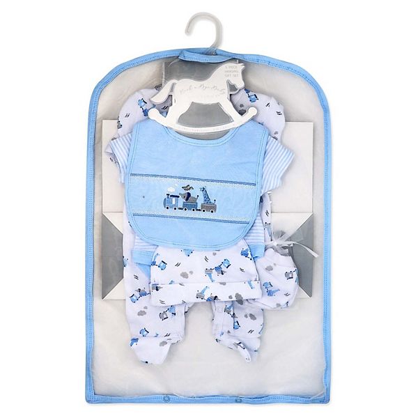 Детский набор из 5 предметов Zoo Train для мальчиков Rock A Bye Baby Boutique — фото 2