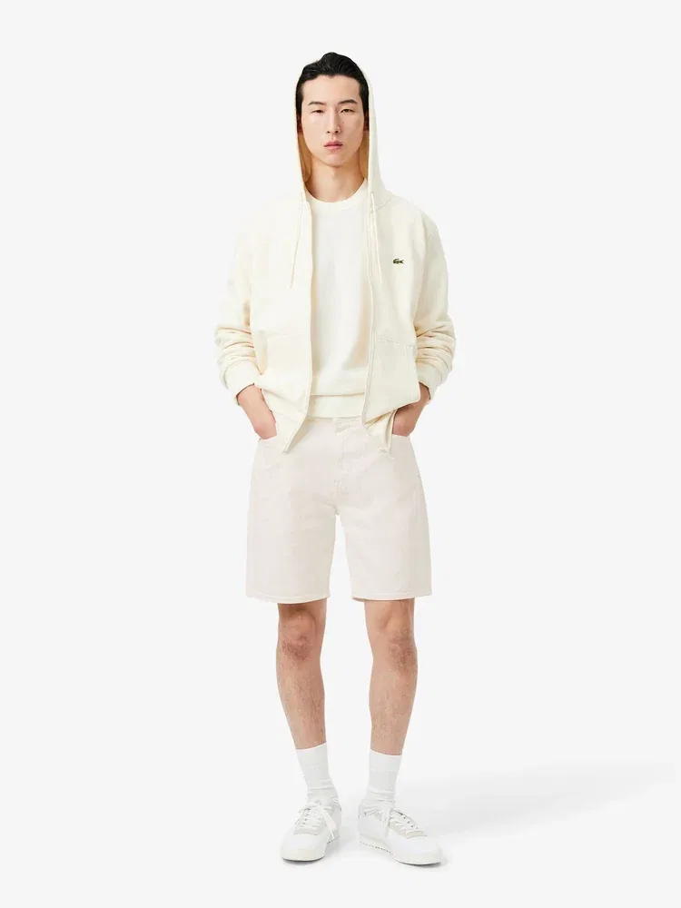 Шорты джинсовые Bermuda LACOSTE, White — фото 4