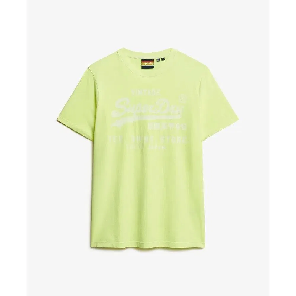 Мужская футболка свободного кроя Vl Neon Relaxed Superdry, Yellow