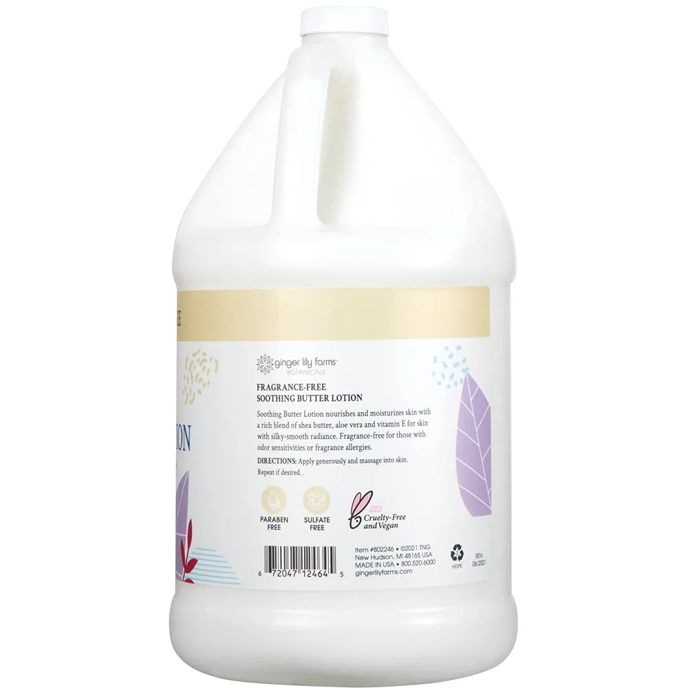Лосьон для тела Body Butter 1.5 Gallon, без отдушки, Ginger Lily Farms — фото 2