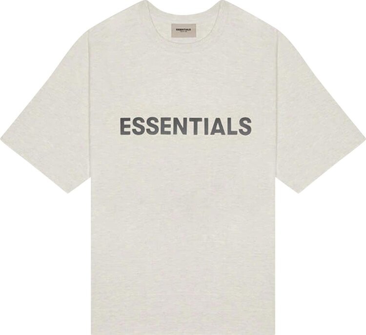 Футболка Fear of God Essentials T-Shirt 'Oatmeal', серый — фото 2